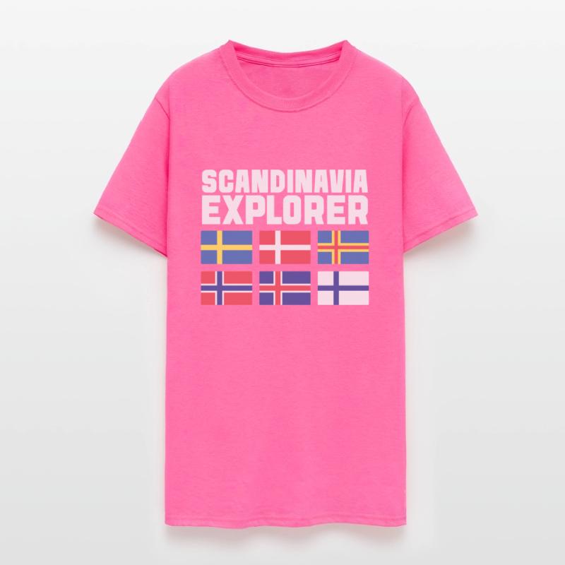 Scandinavia Explorer Flags Iceland Sweden Norway