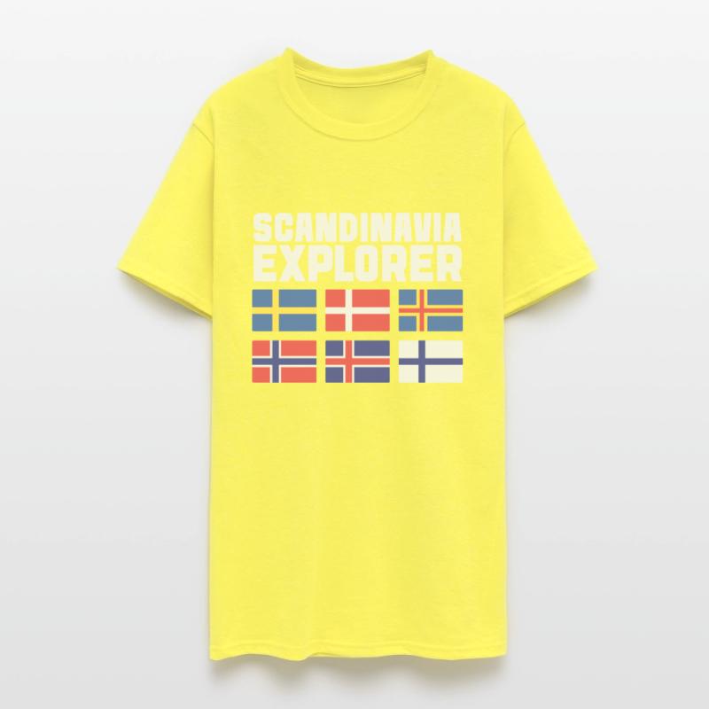 Scandinavia Explorer Flags Iceland Sweden Norway