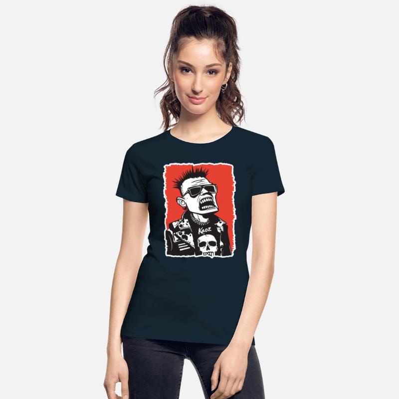 Screaming Punk Rocker with Skull