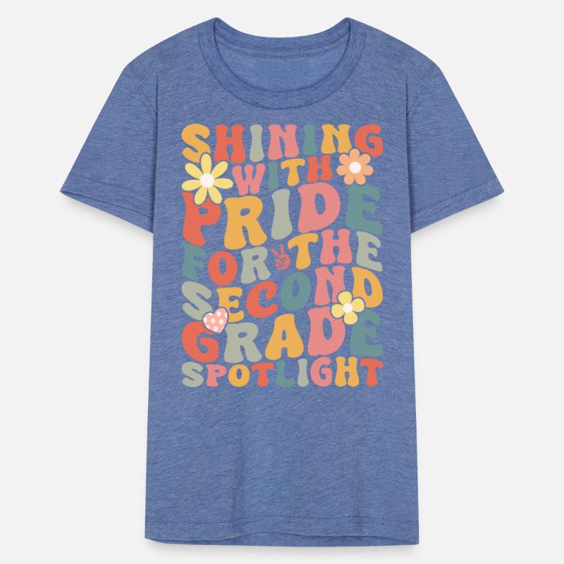 Second Grade Groovy Font Girl 1st Grade Gift