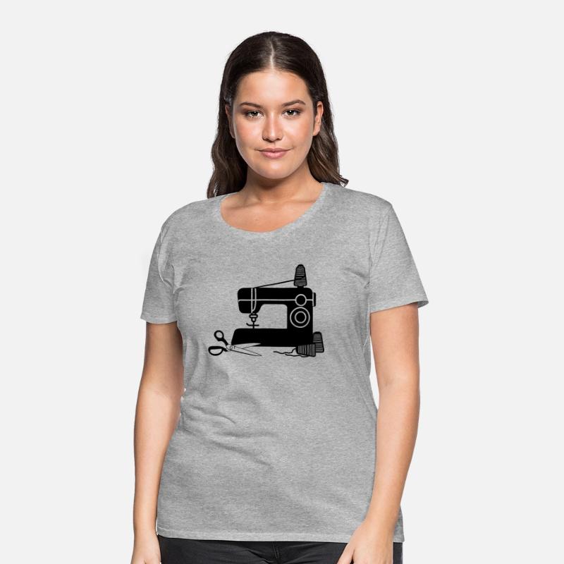 Sewing machine logo sewing shop