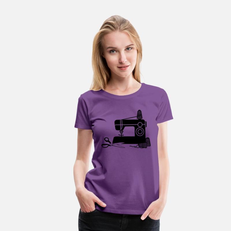 Sewing machine logo sewing shop