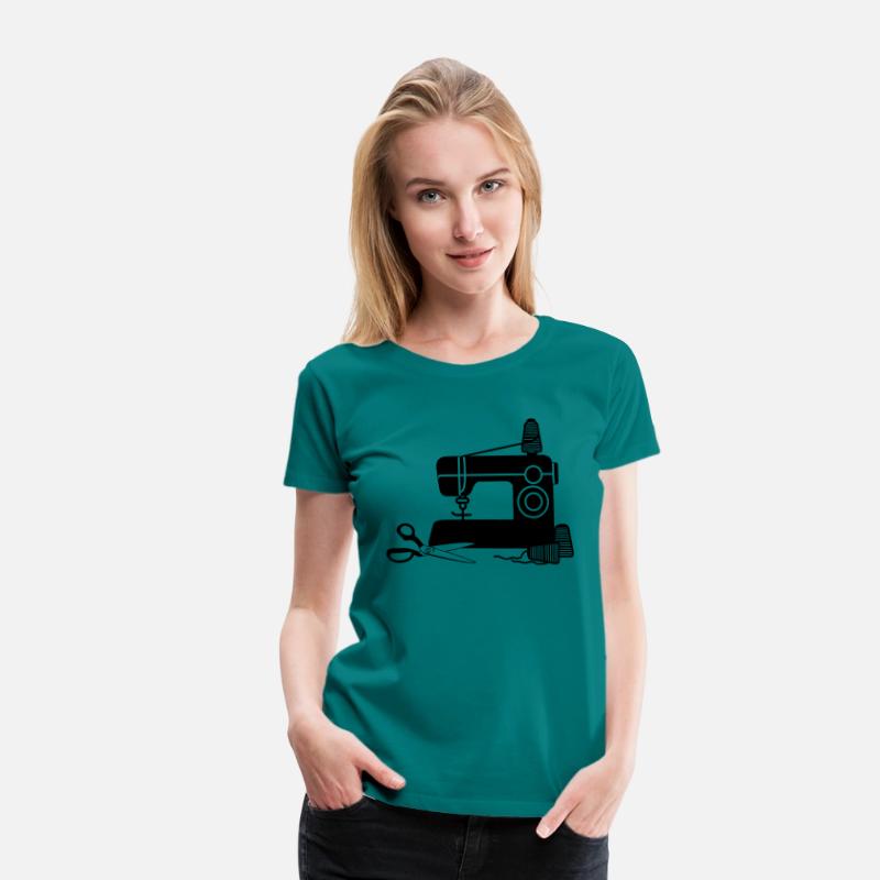 Sewing machine logo sewing shop