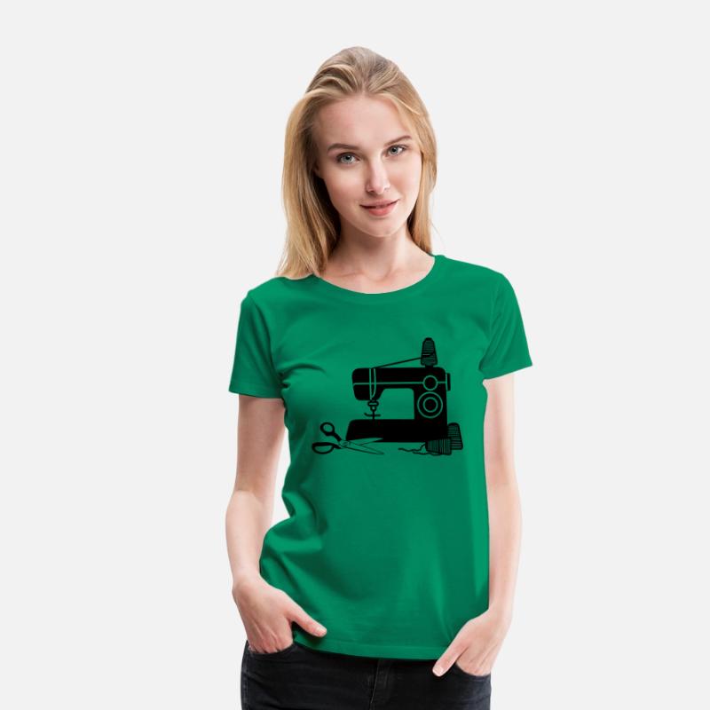 Sewing machine logo sewing shop