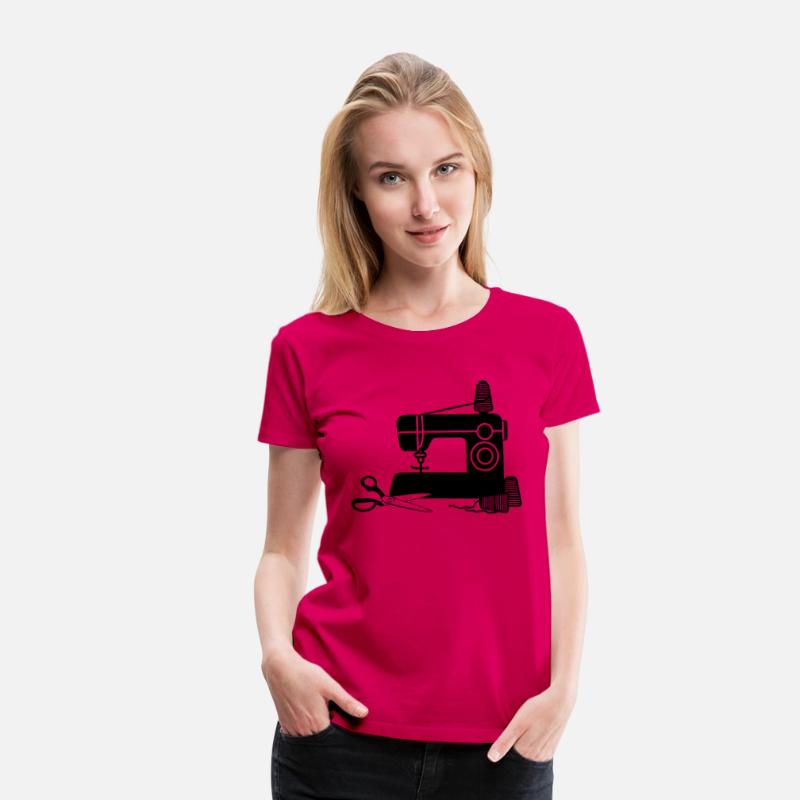 Sewing machine logo sewing shop