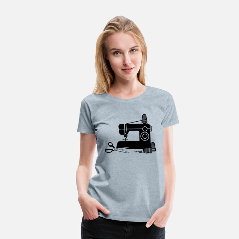 Sewing machine logo sewing shop