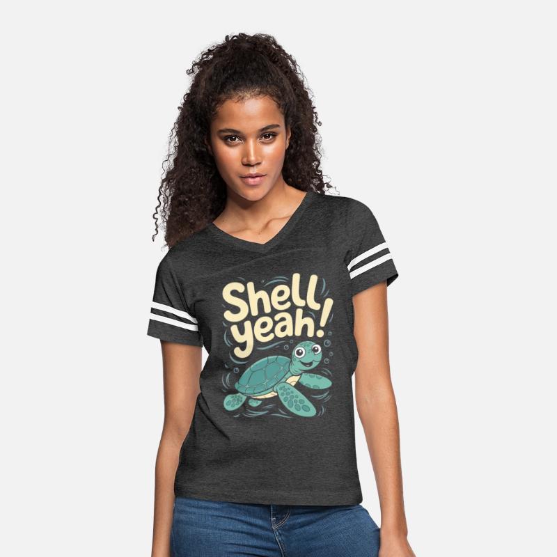 Shell Yeah Turtle Shirt - Fun Ocean Animal Tee