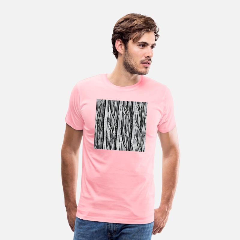 Simple b&w trees pattern