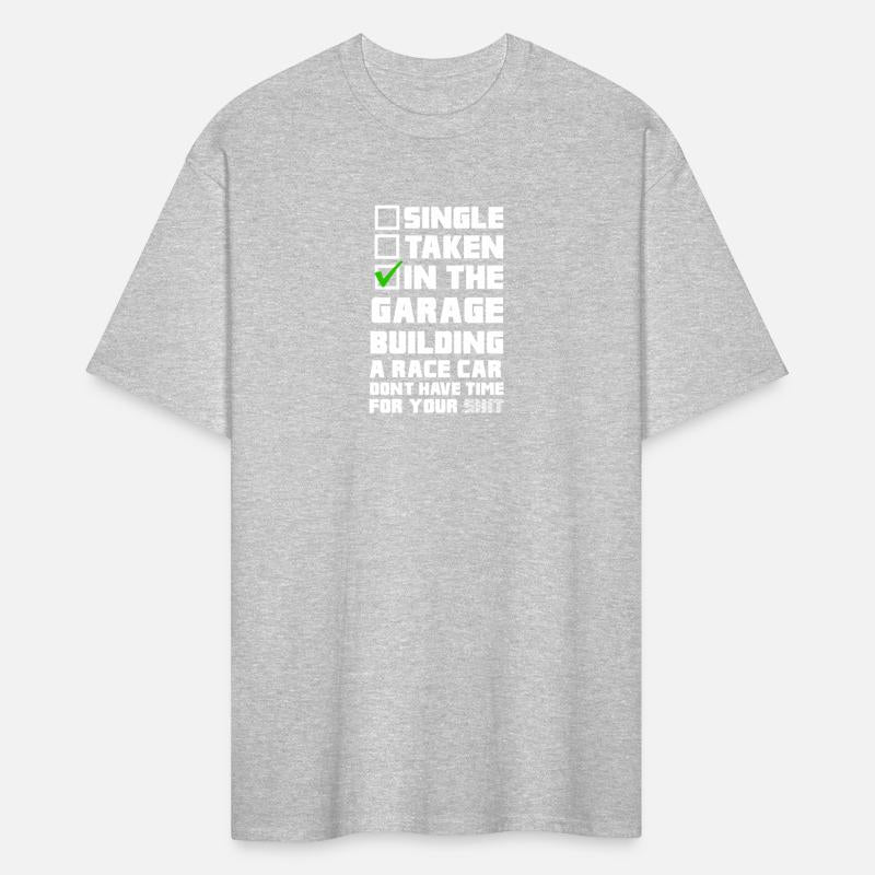 Single Taken In The Garage Building A Race Car