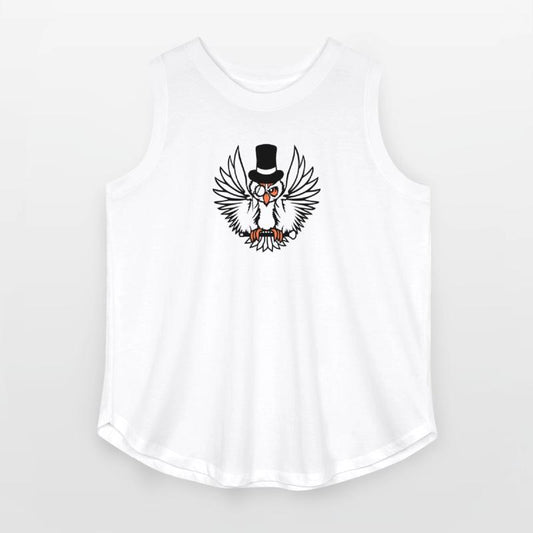 Sir owl top hat monocle glasses rich gentleman fun