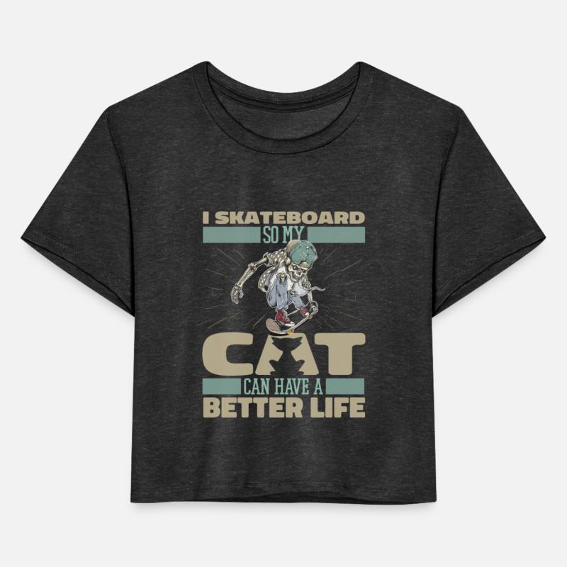 Skateboard Skater Cat