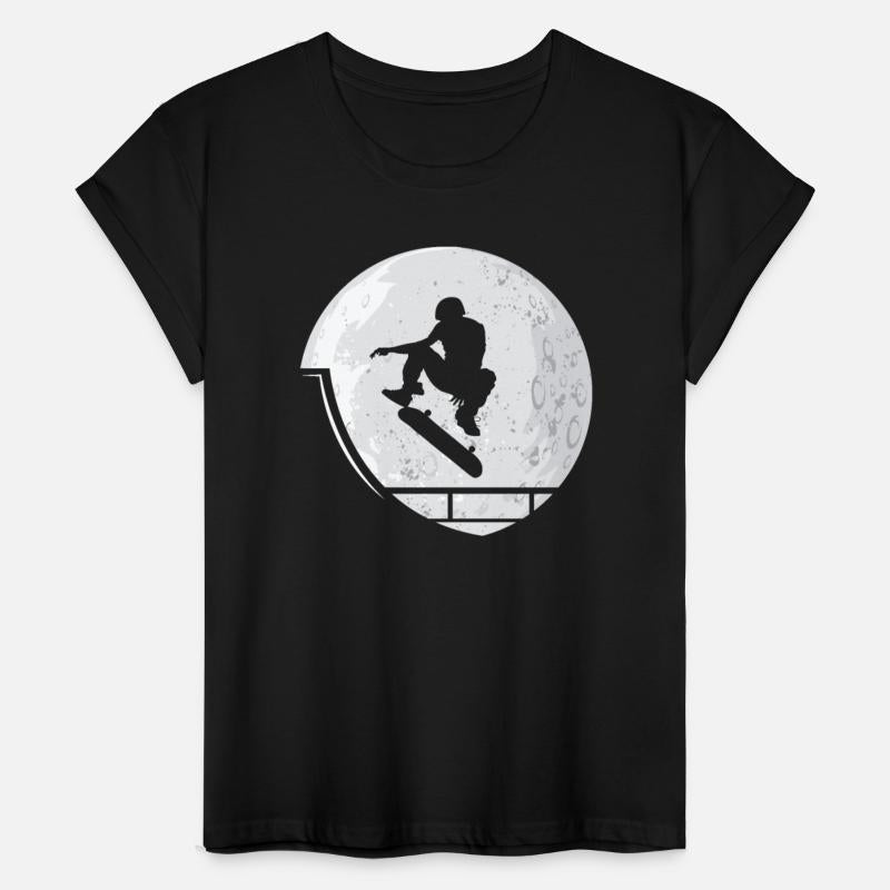 Skateboard Skater Moon