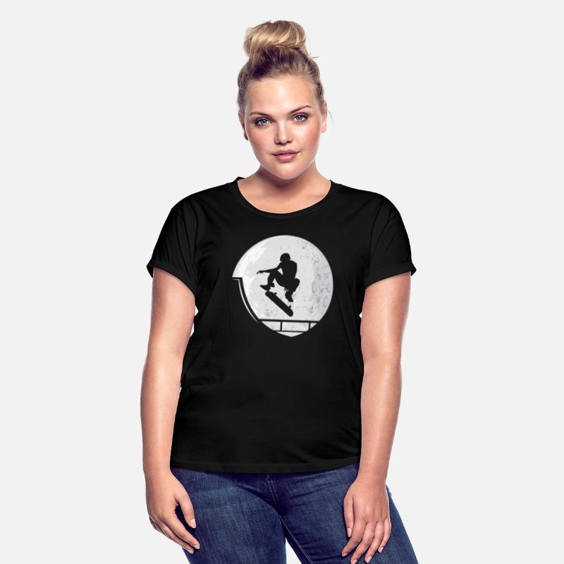 Skateboard Skater Moon