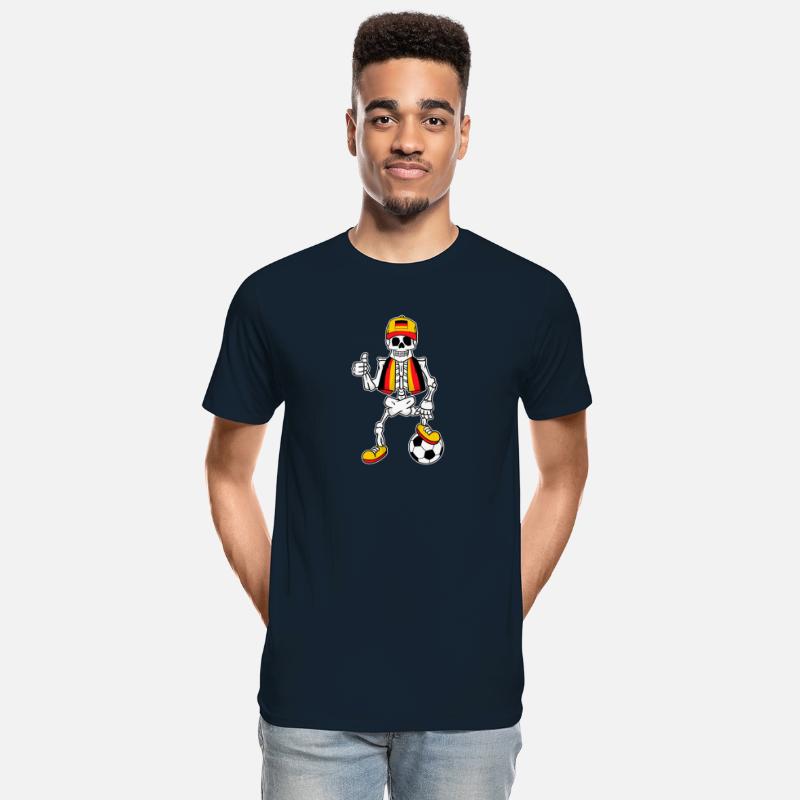 Skeleton Germany Supporter Fan Soccer