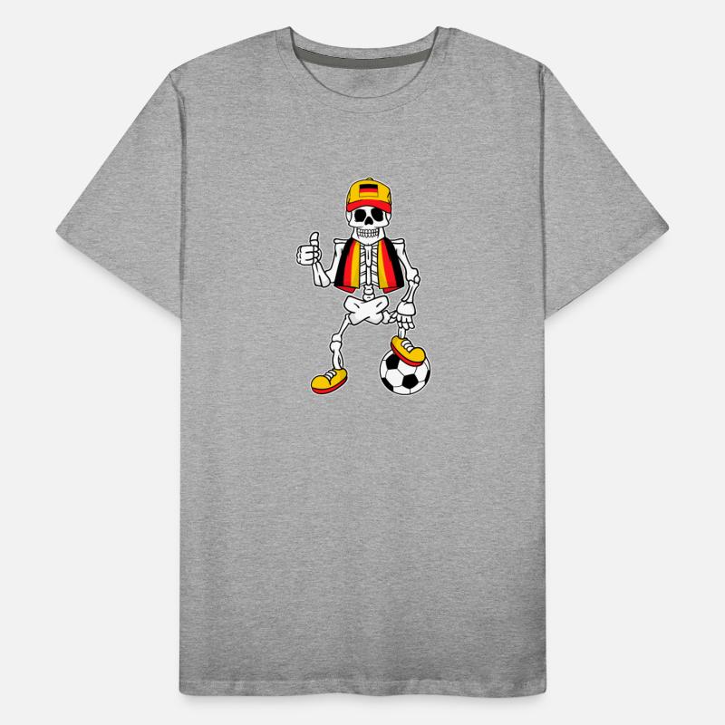 Skeleton Germany Supporter Fan Soccer