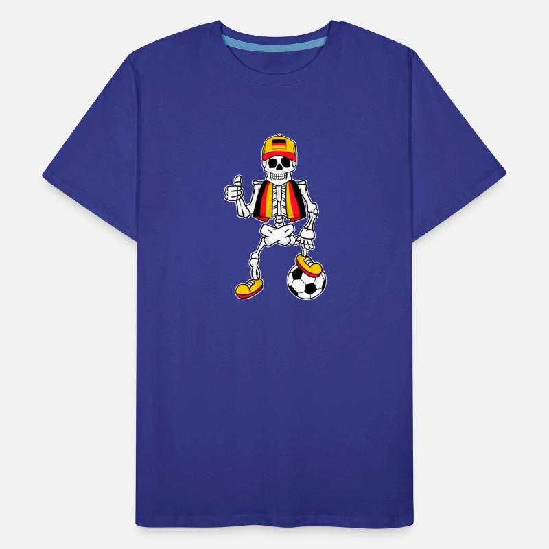 Skeleton Germany Supporter Fan Soccer
