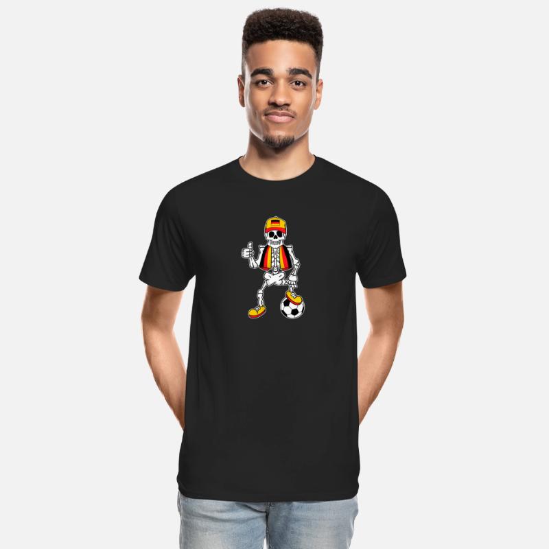 Skeleton Germany Supporter Fan Soccer