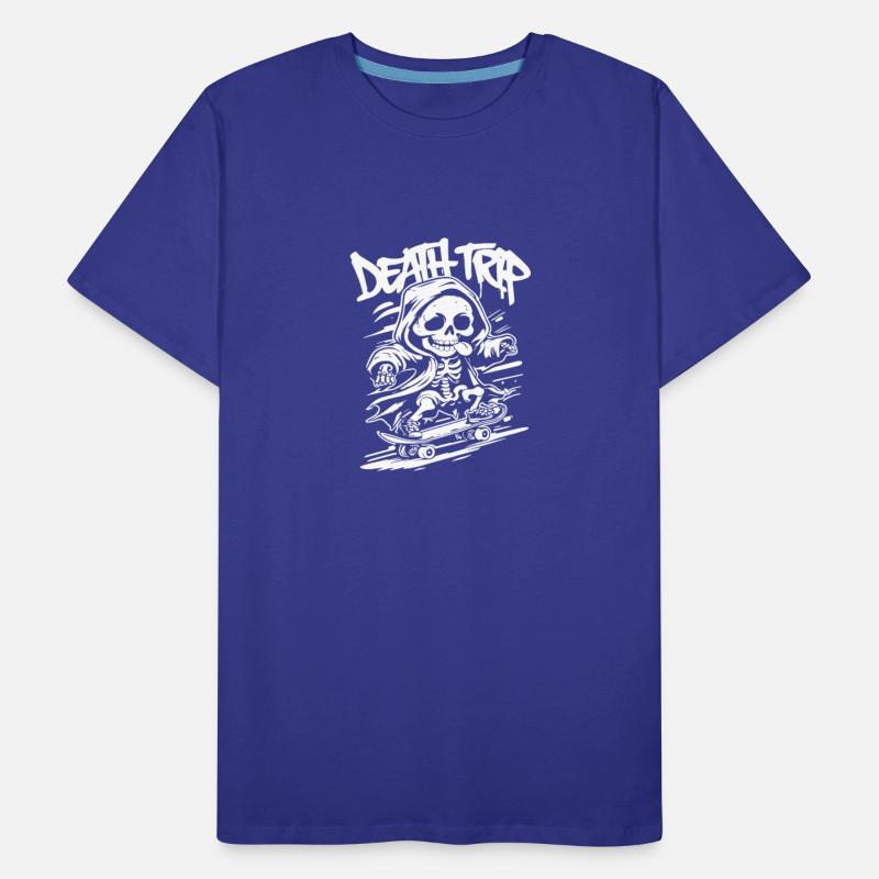 Skeleton Skateboard Gothic Punk Street Art