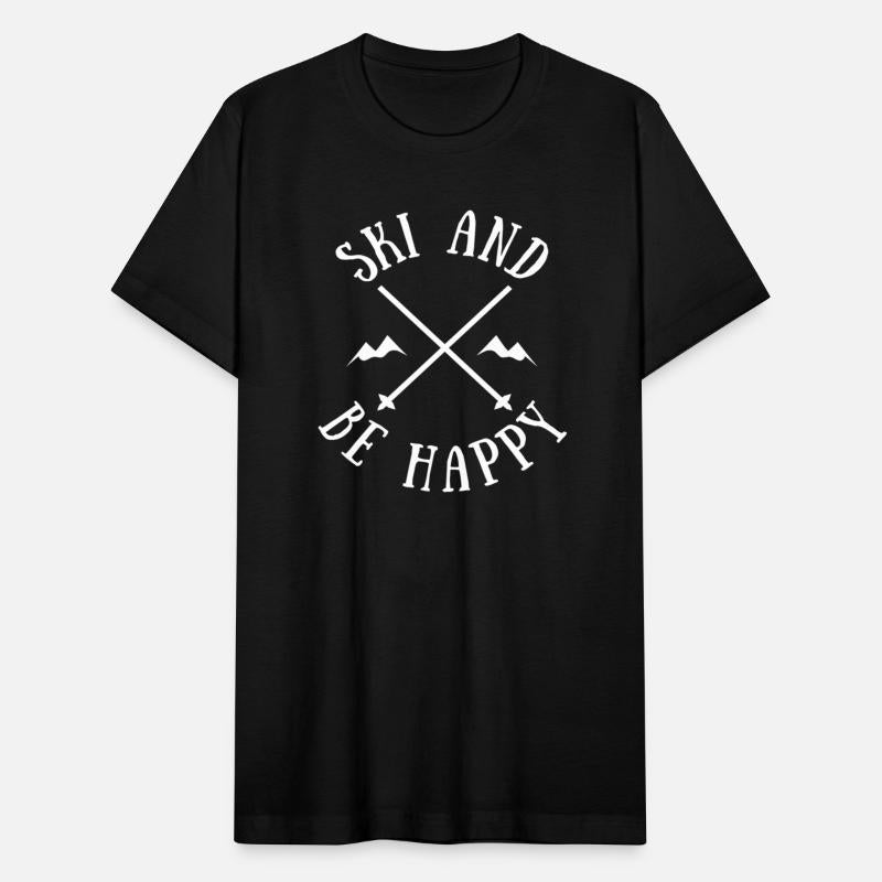 Ski And Be Happy Funny Skiing