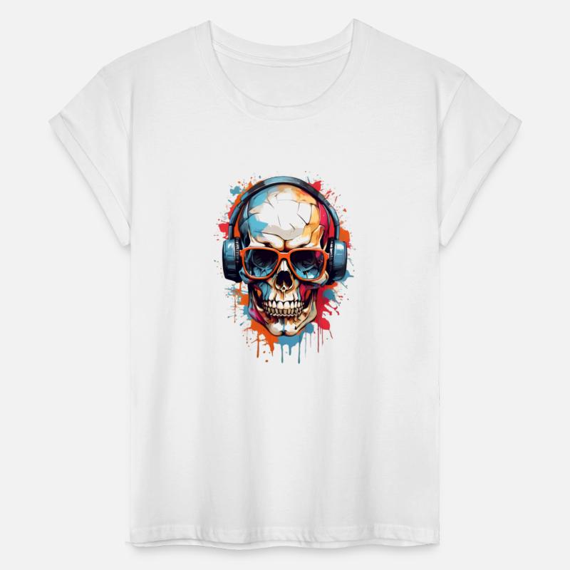 Skull with Beats ,music, festival