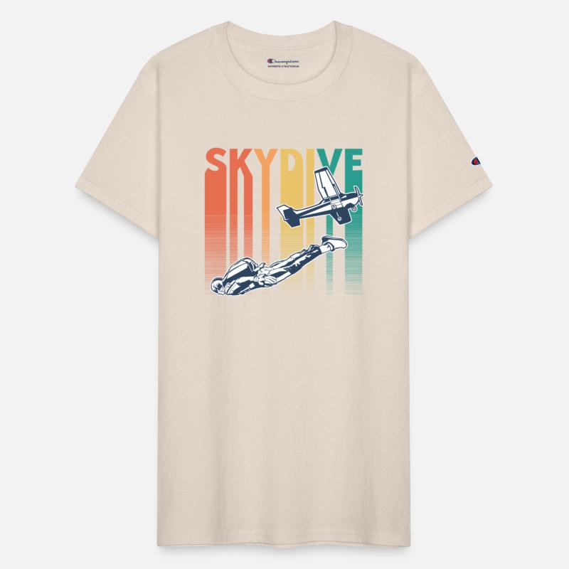 Skydiving Skydive Retro Vintage