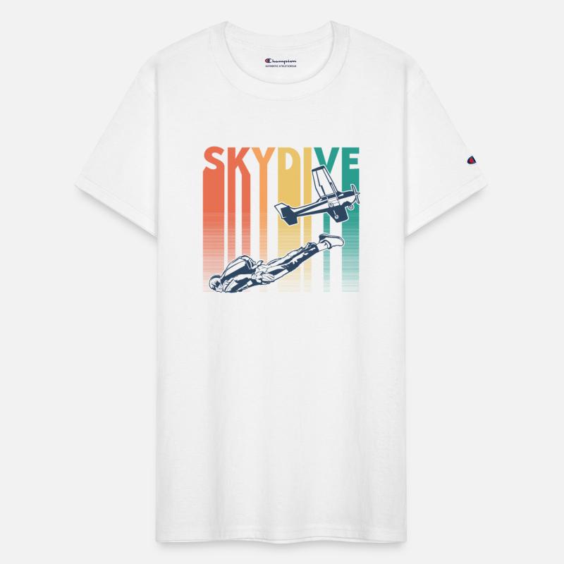 Skydiving Skydive Retro Vintage