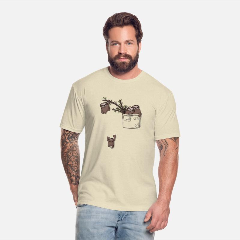 Sloth Family Playing Hanging Out In Pocket