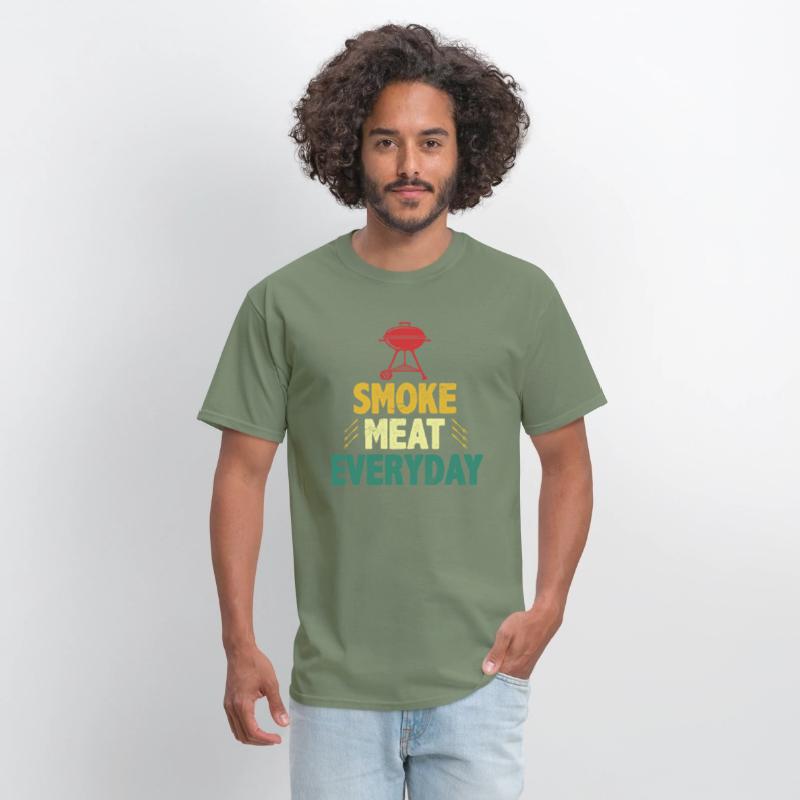 Smoke Meat Everyday Barbeque Lover BBQ Grillmaster