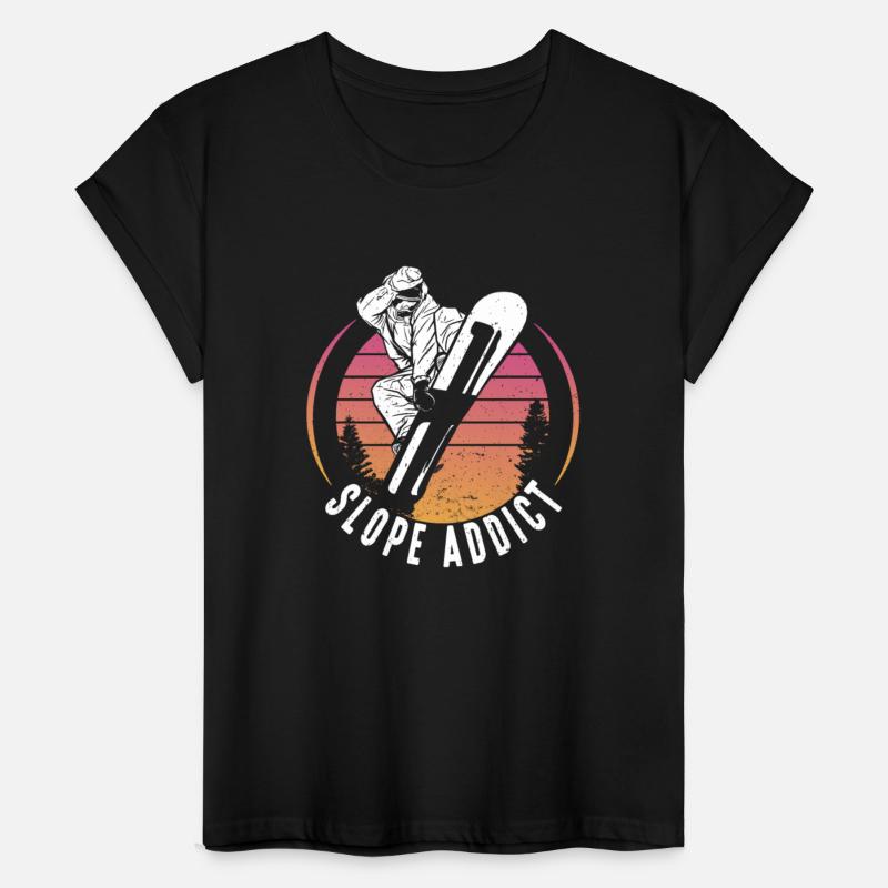 Snowboarding Slope Addict Snowboarder