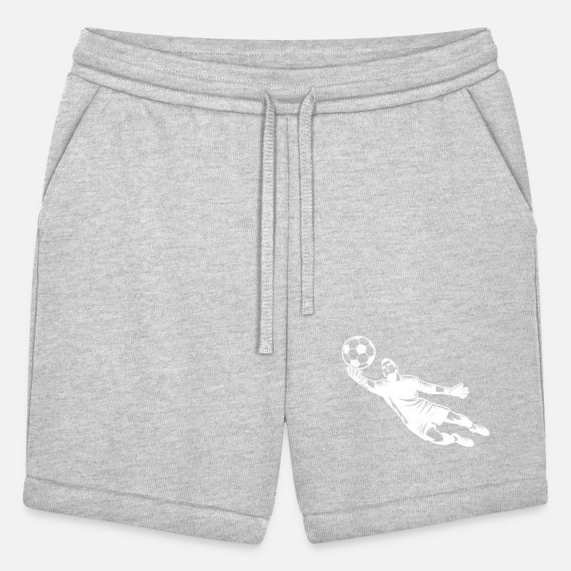 Soccer Goalkeeper Jumps To Save The Ball