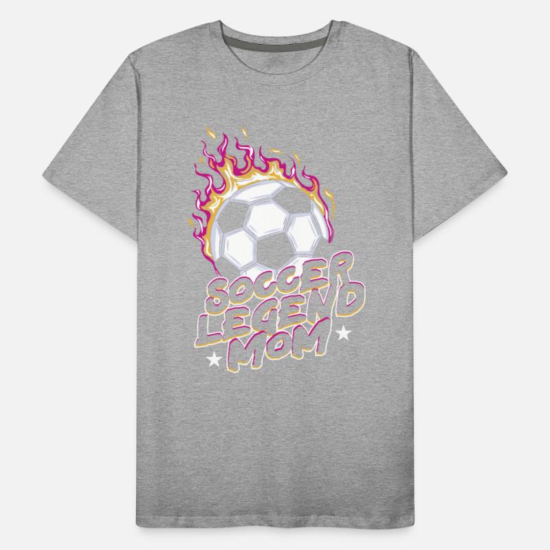 Soccer Legend Mom Blazing Football Player Mother