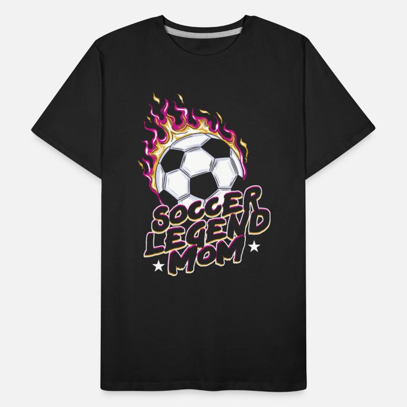 Soccer Legend Mom Blazing Football Player Mother