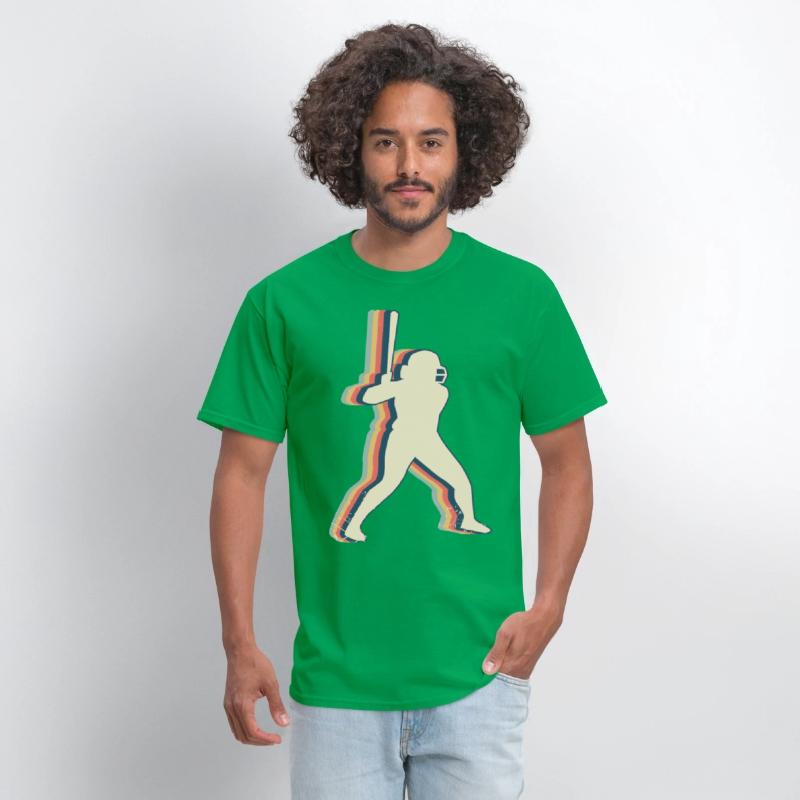 Softball Player Team Coach Trainer Retro Line Art