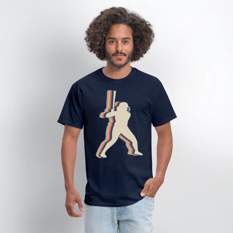 Softball Player Team Coach Trainer Retro Line Art