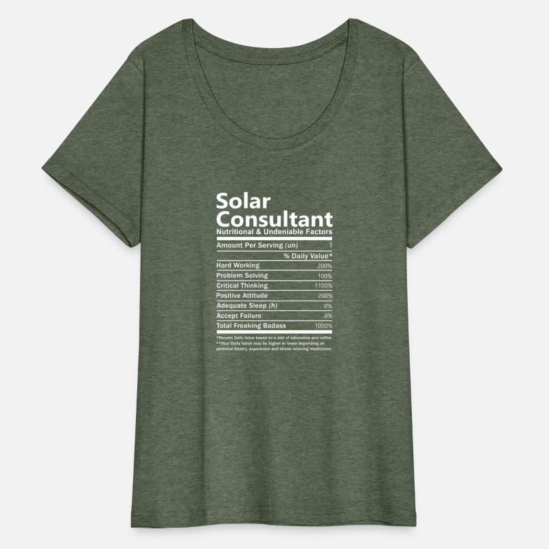 Solar Consultant T Shirt - Nutritional And Undenia