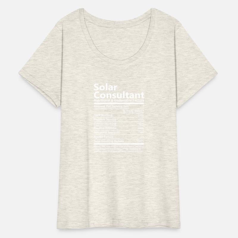 Solar Consultant T Shirt - Nutritional And Undenia