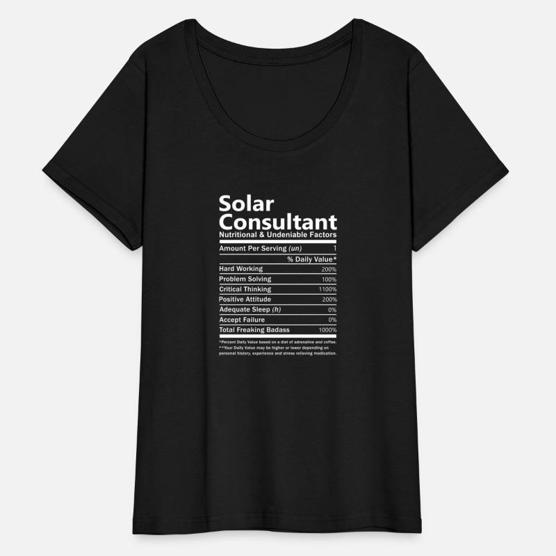 Solar Consultant T Shirt - Nutritional And Undenia
