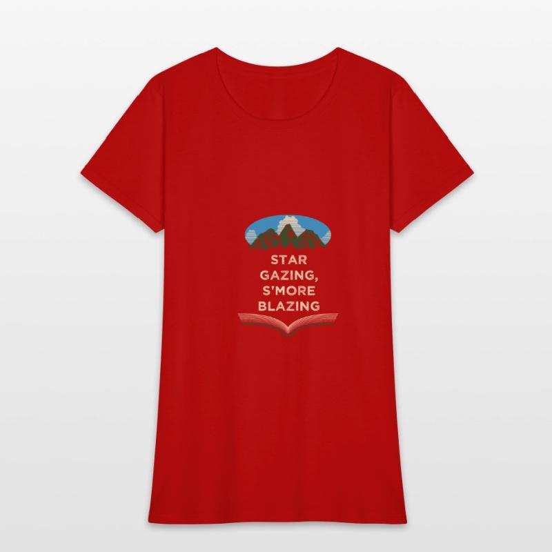 Star Gazing Smore Blazing Camping Friends Camper B