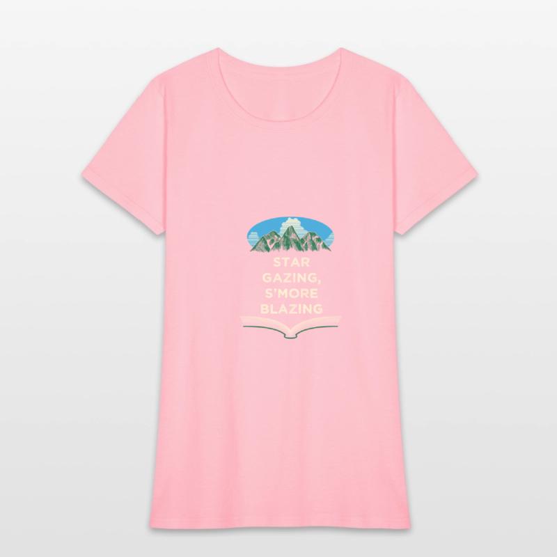 Star Gazing Smore Blazing Camping Friends Camper B