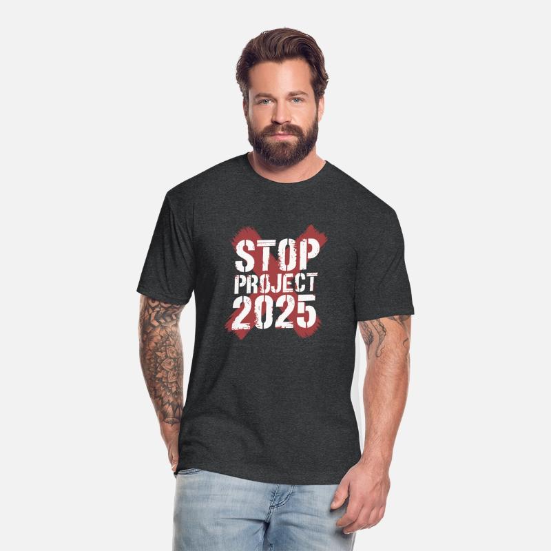Stop Project 2025 Anti US politics Tees Statement