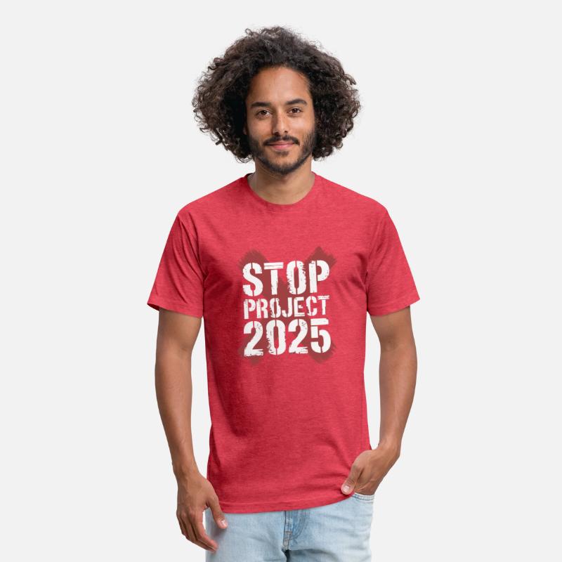 Stop Project 2025 Anti US politics Tees Statement