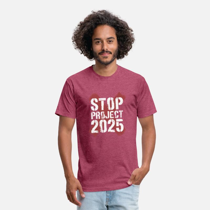 Stop Project 2025 Anti US politics Tees Statement