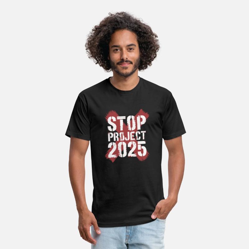 Stop Project 2025 Anti US politics Tees Statement