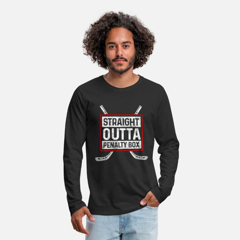 Straight Outta Penalty Box Sports Player Ice