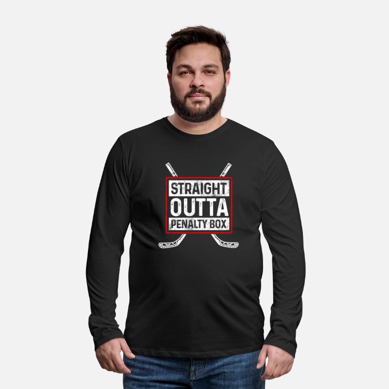 Straight Outta Penalty Box Sports Player Ice