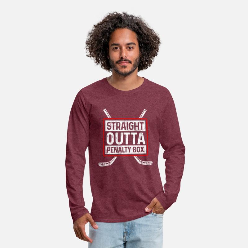 Straight Outta Penalty Box Sports Player Ice