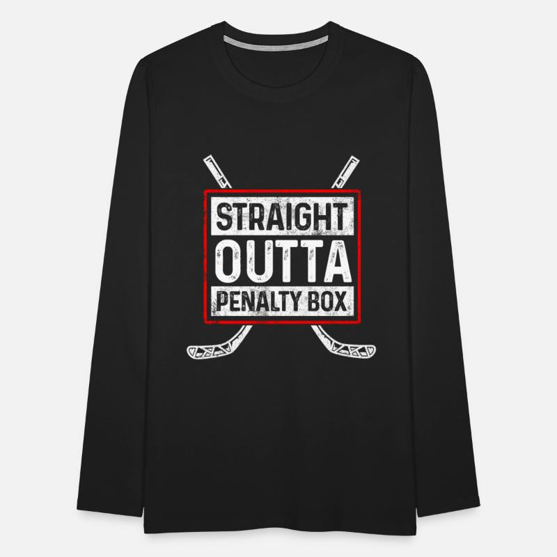 Straight Outta Penalty Box Sports Player Ice