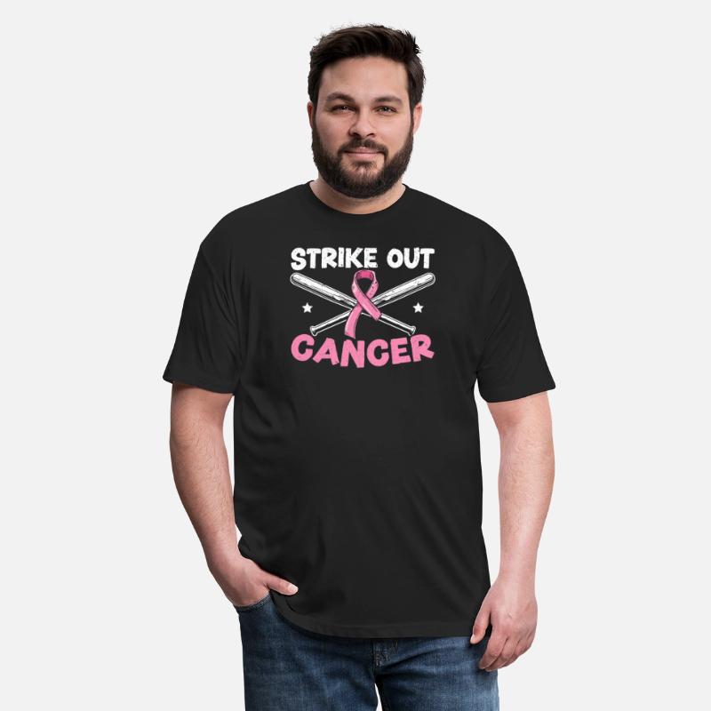 Strike Out Cancer Baseball Player Breast Cancer