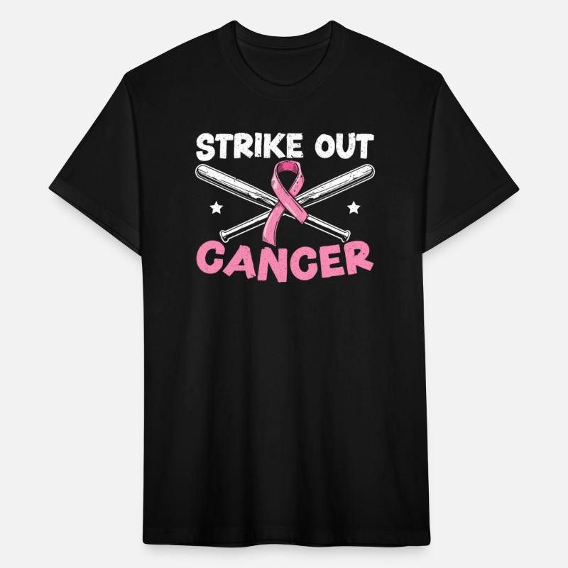 Strike Out Cancer Baseball Player Breast Cancer