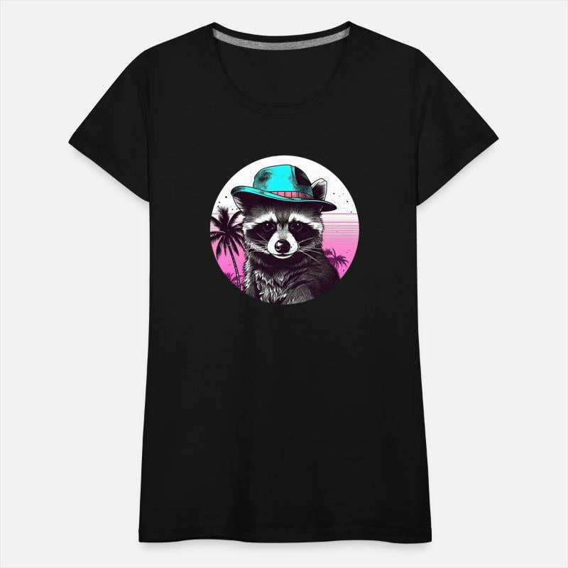 Style Raccoon Lovers Retro